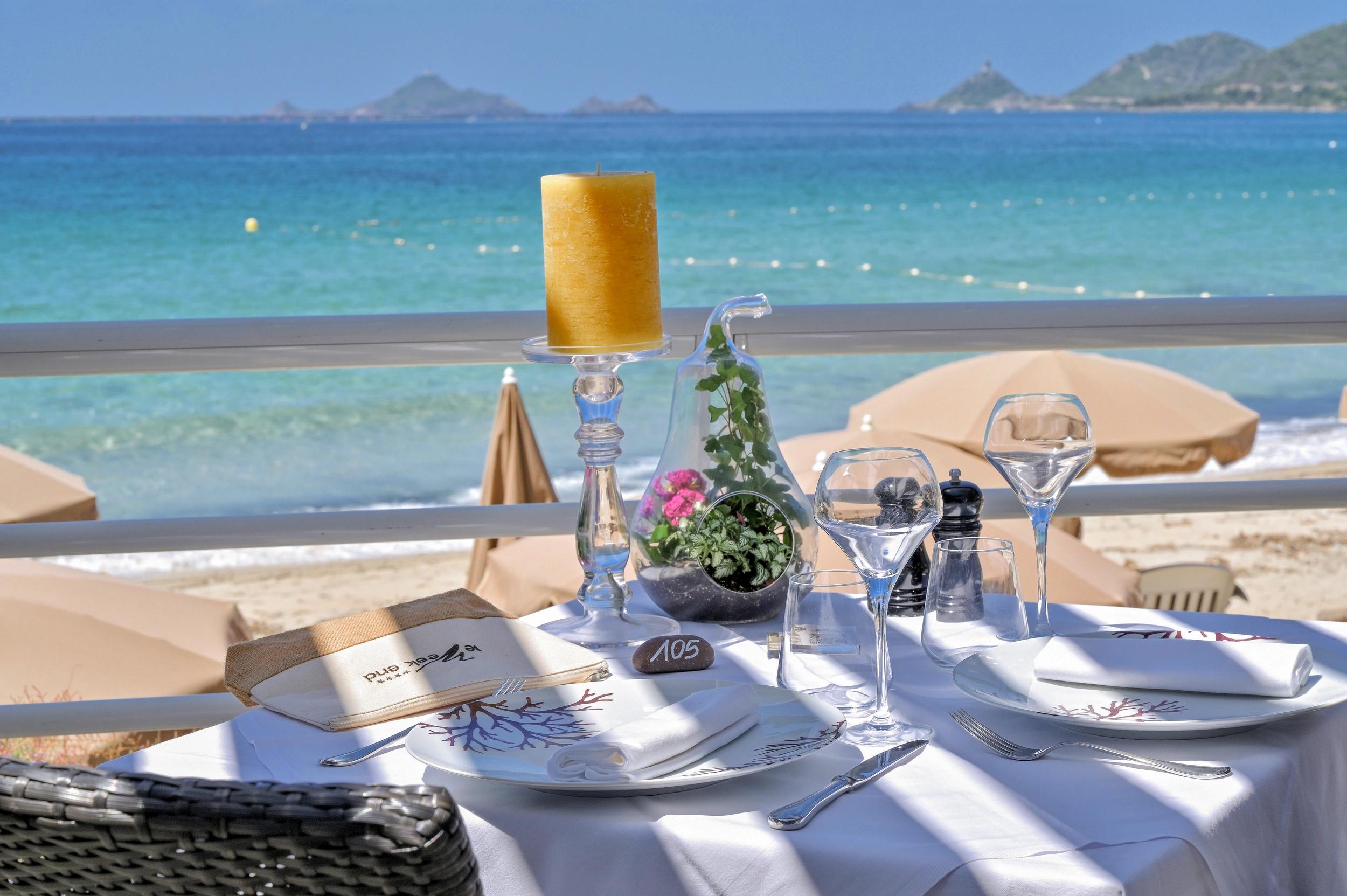 Restaurant en bord de mer à Ajaccio